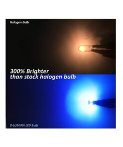 10 Lampada Led T10 W5W Canbus 12V 5 SMD 5050 Blue + Leva Rimozione Antigraffio