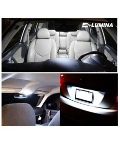 4 Lampade LED T11 Canbus 41mm 12V 2W con 6 SMD 3030 Bianco 6000K No Polarità