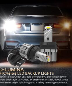 Alternative view of Lampada Led Luce Retromarcia Canbus 3157 T25 P27/7W 12V 24V 21W Bianco 2800 Lumens