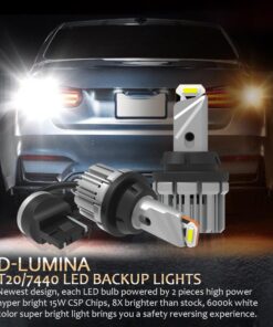 Alternative view of Lampada Led Luce Retromarcia Canbus 7440 T20 W21W 12V 24V 21W Bianco 2800 Lumens