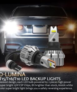 Alternative view of Lampada Led Luce Retromarcia Canbus T15 T16 W16W 12V 24V 21W Bianco 2800 Lumens