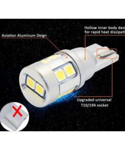Lampada Led T10 W5W Canbus 12V 3W No Polarita 600 Lumen 360 Gradi