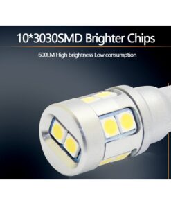 Lampada Led T10 W5W Canbus 12V 3W No Polarita 600 Lumen 360 Gradi