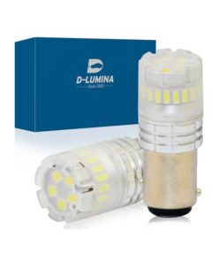 Lampada Led 1157 BAY15D P21/5W Canbus Bianco 12V No Errore IP67 Illuminazione 360 Gradi