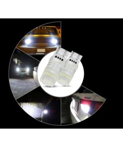 Lampada Led T20 7443 7440 Canbus Bianco 12V No Polarita IP67 Illuminazione 360 Gradi