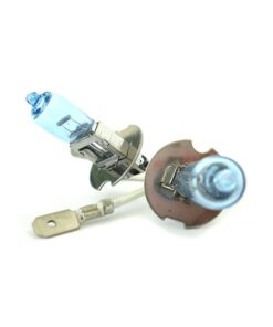 Coppia 2 Lampade Alogena H3 12V 55W PK22s Effetto Xenon Bianco Compatibile con Fari H3