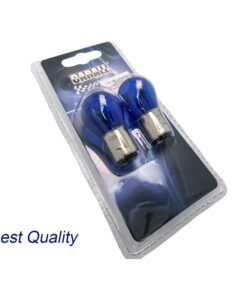 Coppia 2 Lampade Alogena P21/5W BAY15D 12V 21/5W Bianco 4200K No Errore Posizione Stop