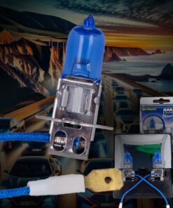 Coppia 2 Lampade H3 24V 70W PK22s Xenon Bianco Per Camion Fendinebbia Effetto Xenon