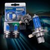 Coppia 2 Lampade H4 24V 75/70W P43t Effetto Xenon Bianco Compatibile Fari Camion