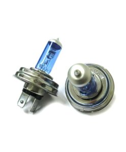 Alternative view of Coppia 2 Lampade H5 H4 P45t 12V 60/55W Effetto Xenon Bianco Compatibile Auto d’Epoca