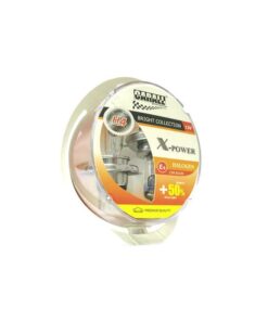 Coppia Lampada H4 12V 60/55W P43t X-Power +50% Luminosita T10 W5W Luci Posizione In Regalo