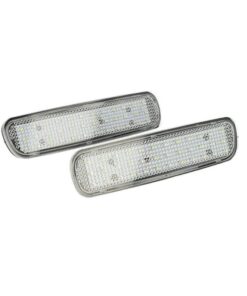 Kit 2 Fanali Posteriori A Led Trasparente Per Toyota Land Cruiser Lexus LX470 Sostituzione Riflettore Catarifrangente