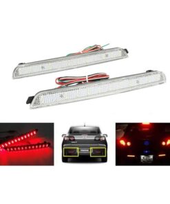 Kit 2 Fanali Posteriori A Led Trasparente Per Mazda 3 Axela BK Rear Bumper Tail Brake Reflector Light