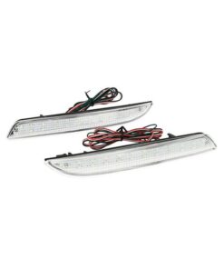 Kit 2 Fanali Posteriori A Led Trasparente Honda CR-Z ZF1 Jazz Insight Acura TSX Rear Bumper Reflector Light