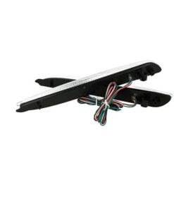 Kit 2 Fanali Posteriori A Led Trasparente Per Mazda 3 Rear Bumper Tail Brake Reflector Light