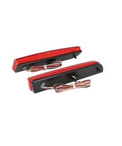 Kit 2 Fanali Posteriori A Led Rosso Per Mitsubishi Lancer Outlander Sport RVR ASX Rear Bumper Tail Brake Reflector Light