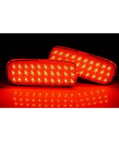 Kit 2 Fanali Posteriori A Led Rosso Per Peugeot 107 206 607 Expert Fiat Scudo Citroen Sostituzione Riflettore Catarifrangente Originale