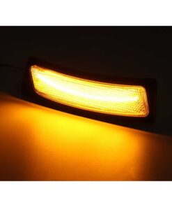 Kit Freccia Laterale a Led Side Marker Lente Trasparente Luce Arancione Per BMW Serie 3 F30 OEM 63147847205 63147847206