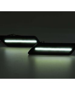 Kit Freccia Laterale a Led Side Marker Lente Nero Fume Luce Bianco Per BMW Serie 3 F30 320 328 330 340 335 ActiveHybrid 3 2013-2015