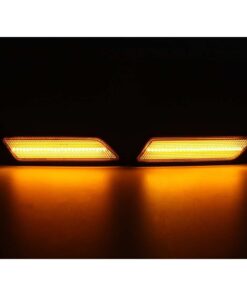 Kit Freccia Laterale a Led Side Marker Lente Trasparente Luce Arancione Per BMW Serie 3 F30 320 328 330 340 335 ActiveHybrid 3 2013-2015