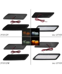 Kit Freccia Laterale a Led Side Marker Lente Trasparente Luce Arancione Per BMW Serie 3 F30 320 328 330 340 335 ActiveHybrid 3 2013-2015
