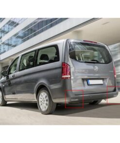 Kit 2 Fanali Posteriori A Led Trasparente Luce Rosso Bianco Per Mercedes Benz Vito Box W447 OEM A4478260140