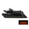 Kit Freccia Laterale a Led Side Marker Lente Nero Fume Luce Arancione Per Porsche 911 997 987 Carrera Boxster Cayman OEM 98763103802