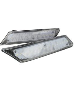 Kit Freccia Laterale a Led Side Marker Lente Trasparente Luce Arancione Per Porsche 911 997 987 Carrera Boxster Cayman OEM 98763103802