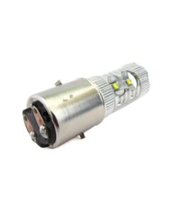 Alternative view of Lampada Led H6 B35 BA20D Biluce 50W 12V 10 Smd Cree 5W Per Moto Scooter Molto Luminoso