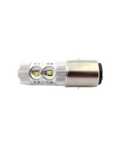 Lampada Led H6 B35 BA20D Biluce 50W 12V 10 Smd Cree 5W Per Moto Scooter Molto Luminoso