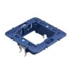 Supporto Telaio 2 Moduli Per Scatola 502 MBL 2M Blu Compatibile Bticino Living BLN0202