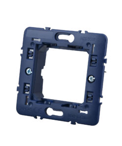 Supporto Telaio 2 Moduli Per Scatola 502 MBL 2M Blu Compatibile Bticino Living BLN0202