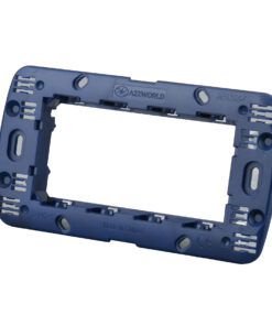 Supporto Telaio 4 Moduli Per Scatola 504 MBL 4M Blu Compatibile Bticino Living BLN0204