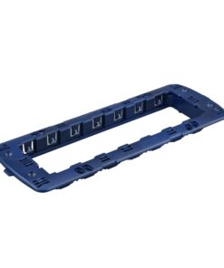 Supporto Telaio 7 Moduli Per Scatola 507 MBL 7M Blu Compatibile Bticino Living BLN0207