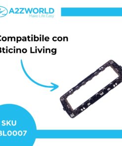 Supporto Telaio 7 Moduli Per Scatola 507 MBL 7M Blu Compatibile Bticino Living BLN0207
