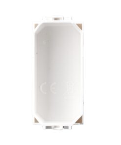 2 Pezzi Copritasti Copriforo Falso Polo MBL Bianco 1M Compatibile Bticino Living Light BLB0100