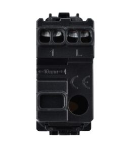 Pulsante 1P 16A 220V Con Disegno Campanello MBL Bianco 1M Compatibile Bticino Living Light, Retro Illuminabile