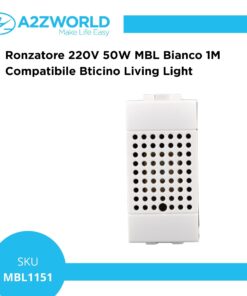 Ronzatore 220V 50W MBL Bianco 1M Compatibile Bticino Living Light BLB1501