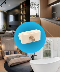 Presa TV SAT A Vite Satellitare Tipo F MBL Bianco 1M Compatibile Bticino Living Light BLB2252