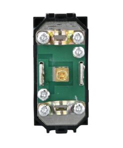 Connettore Presa TV Terminale Femmine MBL Nero 1M Compatibile Bticino Living International BLN2251