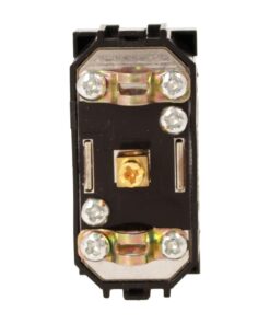 Connettore Presa TV Terminale Femmine MBL Nero 1M Compatibile Bticino Living International BLN2251