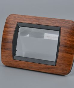 Placca Plastica Ovale MBL 3M Radica Compatibile Bticino Living BLN88303