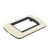 Placca Plastica Ovale MBL 3M Sabbia Compatibile Bticino Living BLN88309