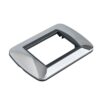 Placca Plastica Ovale MBL 3M Cromato Lucido Compatibile Bticino Living BLN88313