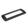 Placca Plastica Ovale MBL 7M Nero Compatibile Bticino Living BLN88702