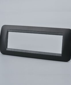 Placca Plastica Ovale MBL 7M Nero Compatibile Bticino Living BLN88702