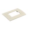 Placca Plastica Quadrata MBL 3M Sabbia Compatibile Bticino Living BLN89309