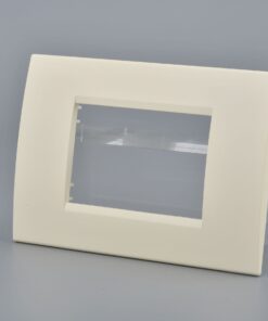 Placca Plastica Quadrata MBL 3M Sabbia Compatibile Bticino Living BLN89309