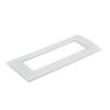 Placca Plastica Quadrata MBL 7M Bianco Compatibile Bticino Living BLN89701