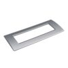 Placca Plastica Quadrata MBL 7M Grigio Compatibile Bticino Living BLN89706